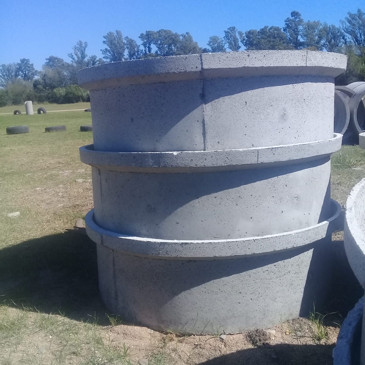 cámaras de cemento circulares